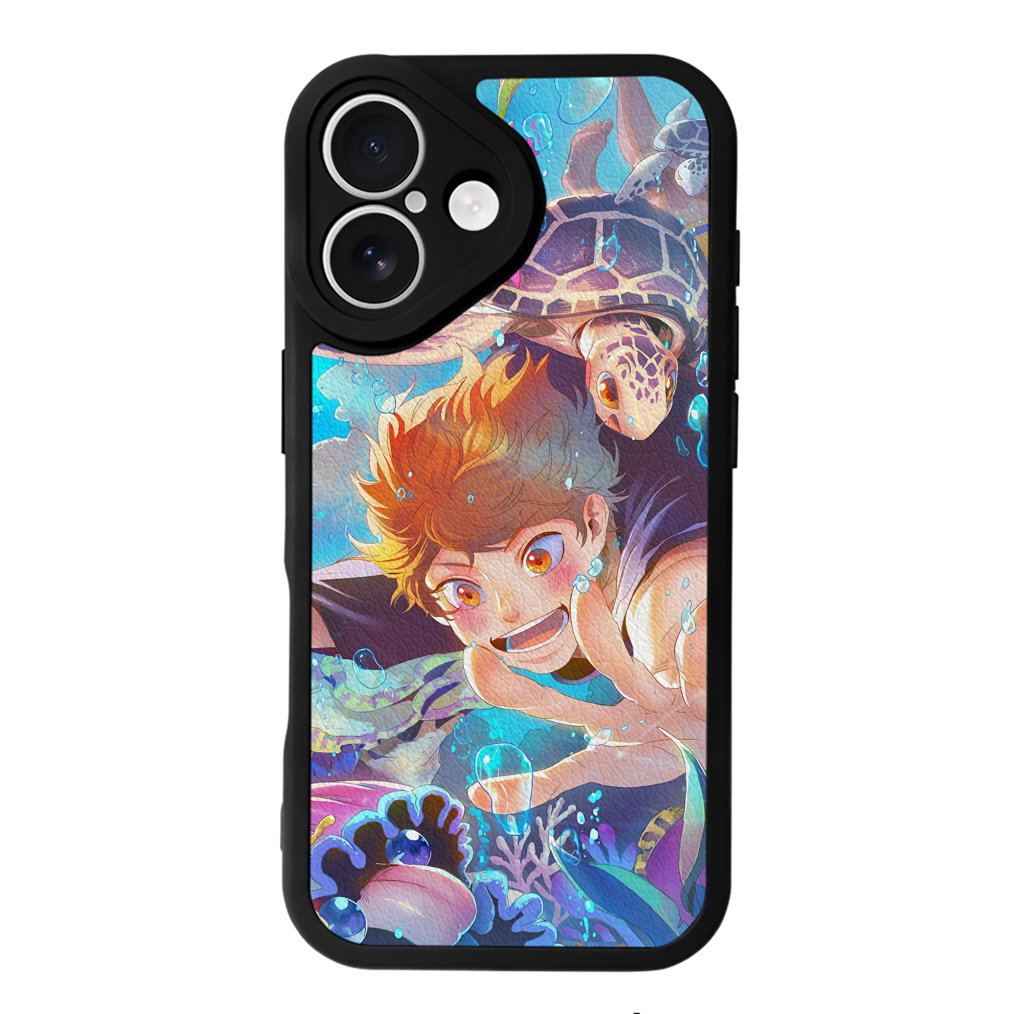 （画像用） ハイキュー!! Haikyu!! 【iPhone 16シリーズ対応】シリコンスマホケース（レザー調） 材質：シリコン